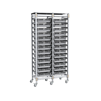 Стеллаж мобильный 2-х секционный для учебных наборов и цифровых лабораторных комплексов SenseDisc - «globural.ru» - Ивантеевка