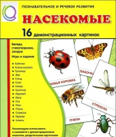 Демонстрационные карточки "Насекомые" - «globural.ru» - Ивантеевка