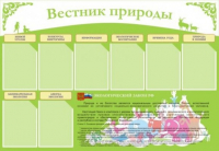 Стенд "Вестник природы" (вариант 4) - «globural.ru» - Ивантеевка