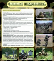 Стенд "Огневая подготовка" (вариант 2) - «globural.ru» - Ивантеевка