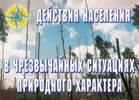 Комплект плакатов "Действия населения в ЧС природного характера" - «globural.ru» - Ивантеевка