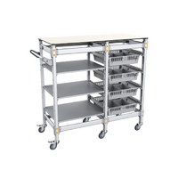 Тележка 2-х секционная для учебных наборов и цифровых лабораторных комплексов SenseDisc - «globural.ru» - Ивантеевка