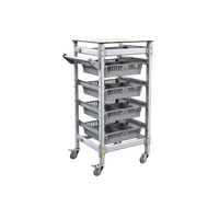 Тележка 1-секционная для учебных наборов и цифровых лабораторных комплексов SenseDisc - «globural.ru» - Ивантеевка