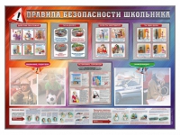 Стенд-уголок "Правила безопасности школьника" - «globural.ru» - Ивантеевка