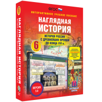 Наглядная история. История России с древнейших времен до конца XVI века. 6 класс - «globural.ru» - Ивантеевка