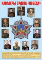 Плакат "Кавалеры ордена «Победа»" - «globural.ru» - Ивантеевка