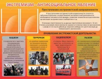 Стенд "Экстремизм-антисоциальное явление" - «globural.ru» - Ивантеевка