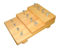 Настольный тренажер "Панель настольная с винтами". - «globural.ru» - Ивантеевка