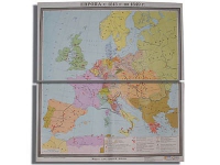 Учебная карта "Европа с 1815 - 1849 г.г." 1180*1070 мм (матовое, 2-стороннее лам.) - «globural.ru» - Ивантеевка