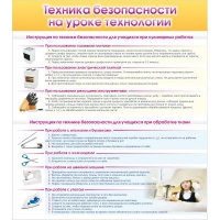 Стенд "Техника безопасности на уроке технологии" - «globural.ru» - Ивантеевка