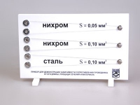 Прибор для демонстрации зависимости сопротивления проводника от его длины, сечения и материала - «globural.ru» - Ивантеевка