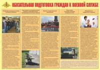 Плакат "Обязательная подготовка граждан к военной службе" - «globural.ru» - Ивантеевка