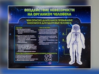 Стенд "Воздействие невесомости на организм человека" - «globural.ru» - Ивантеевка