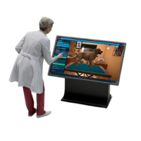 Виртуальный учебный комплекс «Процедурный тренажер ветеринарного врача». Комплектация интерактивный стол - «globural.ru» - Ивантеевка