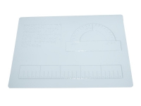 Пособие для слабовидящих детей "Координатная плоскость 3 вида, транспортир и линейка" - «globural.ru» - Ивантеевка