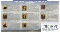 Стенд "Великие русские художники" - «globural.ru» - Ивантеевка