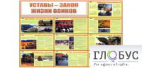 Стенд "Уставы закон жизни воинов" - «globural.ru» - Ивантеевка