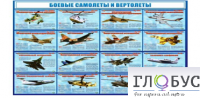 Стенд "Боевые самолеты и вертолеты" - «globural.ru» - Ивантеевка