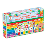 Развивающий тренажёр "Разноцветные окошки" 3-5 лет. Дополнительный набор карточек к базовому комплекту - «globural.ru» - Ивантеевка