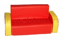 Диван с подлокотниками 120*45*55/30см (ВИК) - «globural.ru» - Ивантеевка