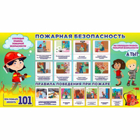 Стенд "Пожарная безопасность" 1.5х0.8 - «globural.ru» - Ивантеевка