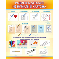 Стенд "Разметка деталей из бумаги и картона" - «globural.ru» - Ивантеевка