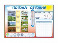 Стенд-уголок маркерный "Погода сегодня" - «globural.ru» - Ивантеевка