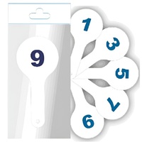 Касса-веер цифр от 0 до 9 - «globural.ru» - Ивантеевка