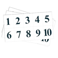 Набор цифр от 1 до 10 (для начальной школы) - «globural.ru» - Ивантеевка