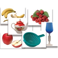 Набор предметных картинок "Фрукты, ягоды, орехи. Посуда" - «globural.ru» - Ивантеевка