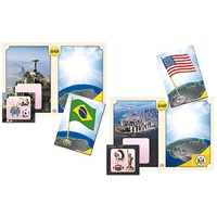 Настольно-печатная игра "Флаги стран мира 2. Азия, Африка, Австралия, Америка" - «globural.ru» - Ивантеевка