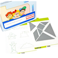 Игровой набор "Танграм" (с комплектом карточек) - «globural.ru» - Ивантеевка