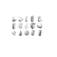 Комплект гипсовых моделей геометрических тел  - «globural.ru» - Ивантеевка