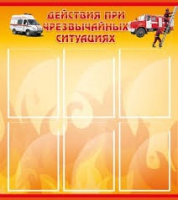 Стенд "Действия при ЧС" - «globural.ru» - Ивантеевка