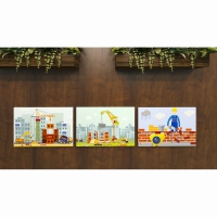 Комплект настенных панелей «Стройка» - «globural.ru» - Ивантеевка
