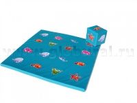Игровой детский мат «Море» с кубиком (ВИК) - «globural.ru» - Ивантеевка