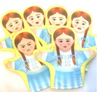 Набор кукол - рукавичек  "Эмоции. Девочки" - «globural.ru» - Ивантеевка