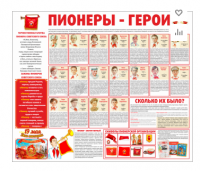 Тематический стенд "Пионеры-герои" - «globural.ru» - Ивантеевка