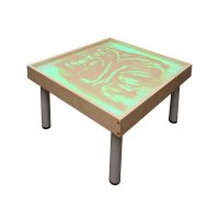 Столик на ножках для рисования песком Радуга. Подсветка RGB - «globural.ru» - Ивантеевка