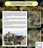 Стенд "Воинский учет" (вариант 2) - «globural.ru» - Ивантеевка