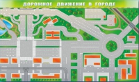 Доска магнитно-маркерная панорамная "Дорожное движение в городе" - «globural.ru» - Ивантеевка