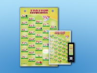 Интерактивный стенд "Говорящая азбука" адаптивный, с сенсорным пультом управления и планшетом со шрифтом Брайля - «globural.ru» - Ивантеевка