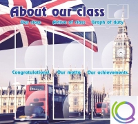 Стенд "About our class" - «globural.ru» - Ивантеевка