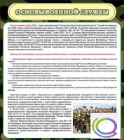 Стенд "Основы военной службы" - «globural.ru» - Ивантеевка