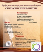 Стенд "Стилистические фигуры" в ассортименте - «globural.ru» - Ивантеевка