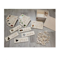 Слова-вкладыши и деревянный алфавит - «globural.ru» - Ивантеевка