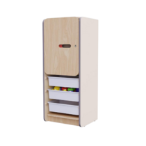 Закрытый шкаф с ящиками из коллекции мебели «НЕГА (цвет бежевый) - «globural.ru» - Ивантеевка