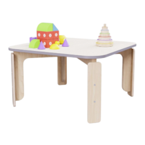 Квадратный растущий стол из коллекции «НЕГА» р.гр. 0-1 (цвет бежевый) - «globural.ru» - Ивантеевка