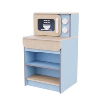 Модуль с микроволновкой из коллекции «НЕГА» (голубой) - «globural.ru» - Ивантеевка