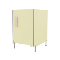 Гигиеническая кабинка из коллекции «НЕГА» (цвет желтый) - «globural.ru» - Ивантеевка